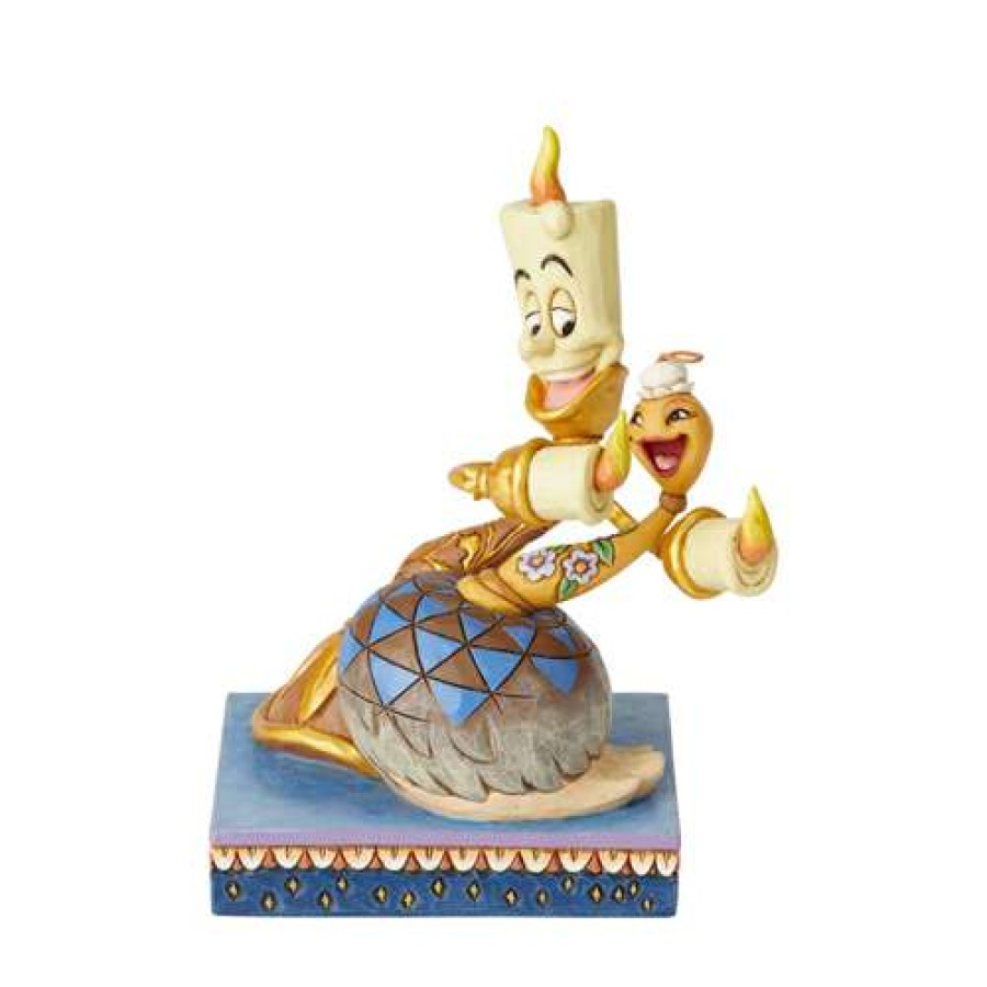 Figures & Figurines * | Disney Traditions Lumiere And Feather Duster Original