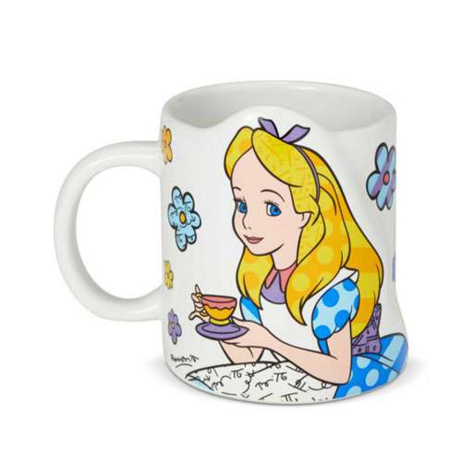 Figures & Figurines * | Disney By Britto Mug Alice In Wonderland Discount