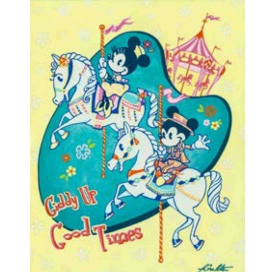 Prints And Signs * | Official Disney Postcard Giddy Up Good Times John Coulter