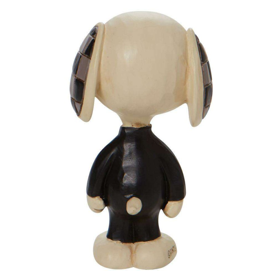 Figures & Figurines * | Disney New Arrivals Peanuts By Jim Shore Snoopy Skeleton Mini