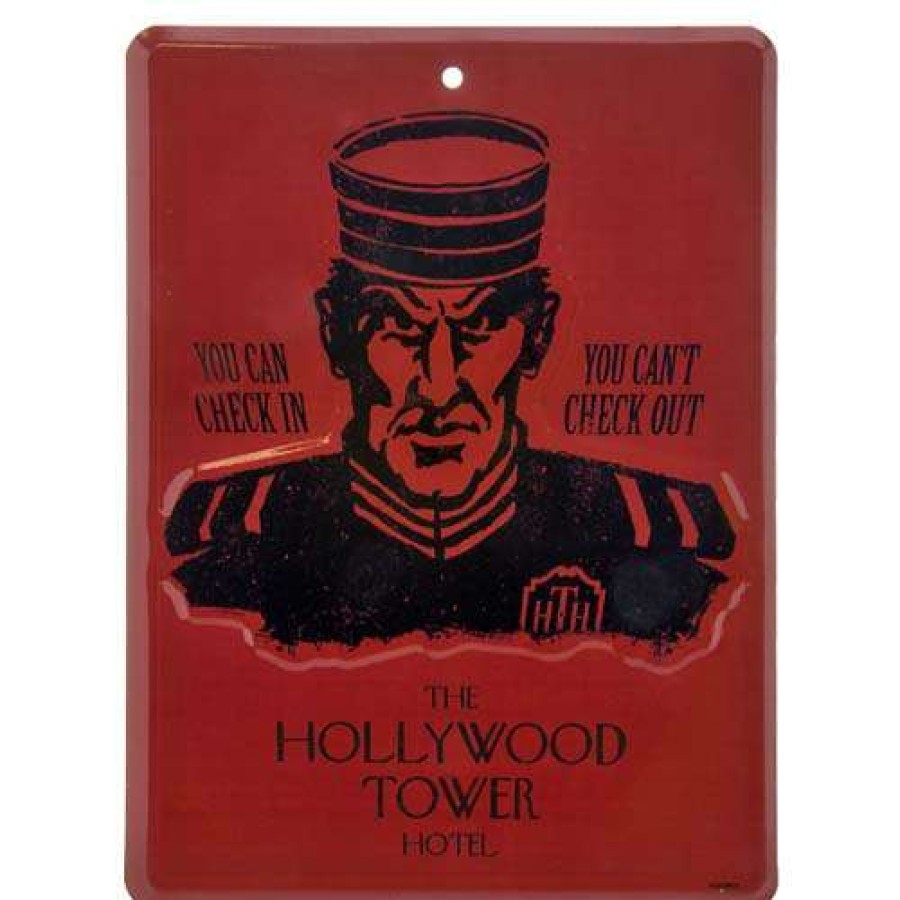 Prints And Signs * | Store Disney Door Sign Hollywood Tower Hotel