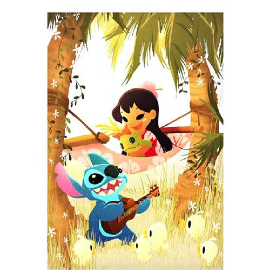 Prints And Signs * | Online Sales Disney Postcard Music To My Ears By Eunjung June Kim