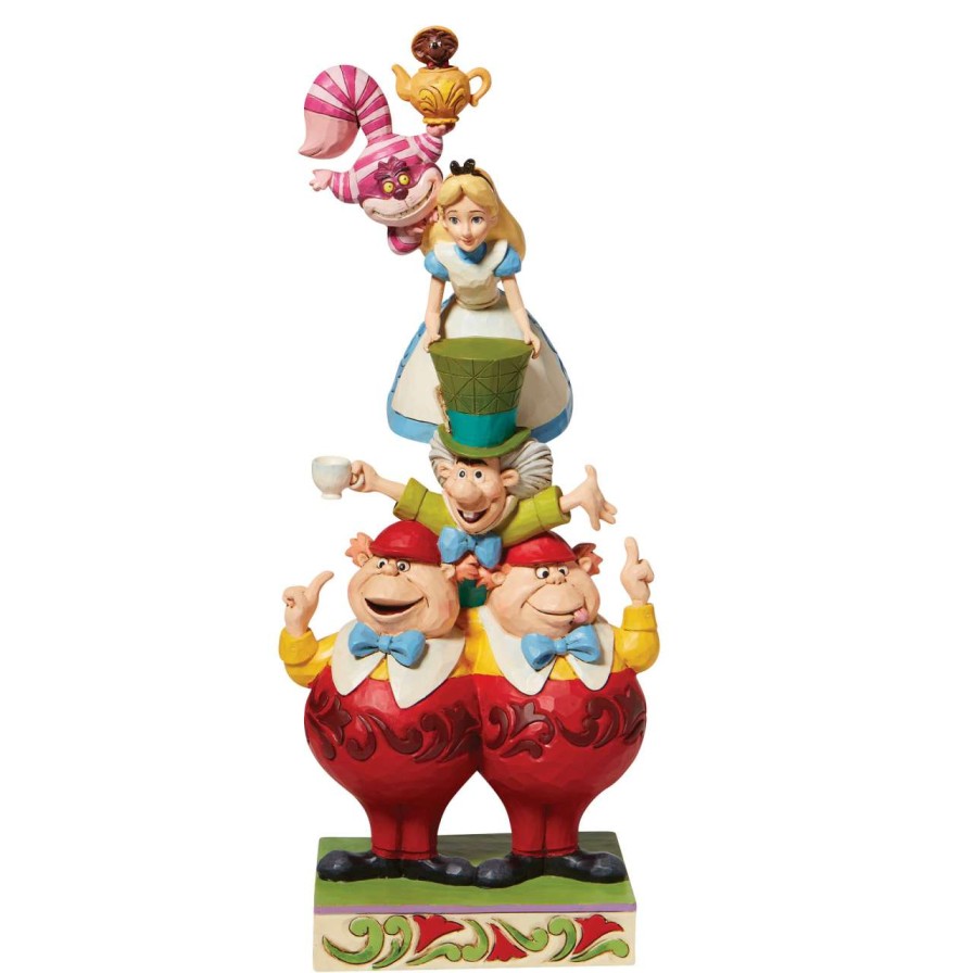 Figures & Figurines * | Disney Traditions Figure Alice In Wonderland Stacked 6008997 Sale