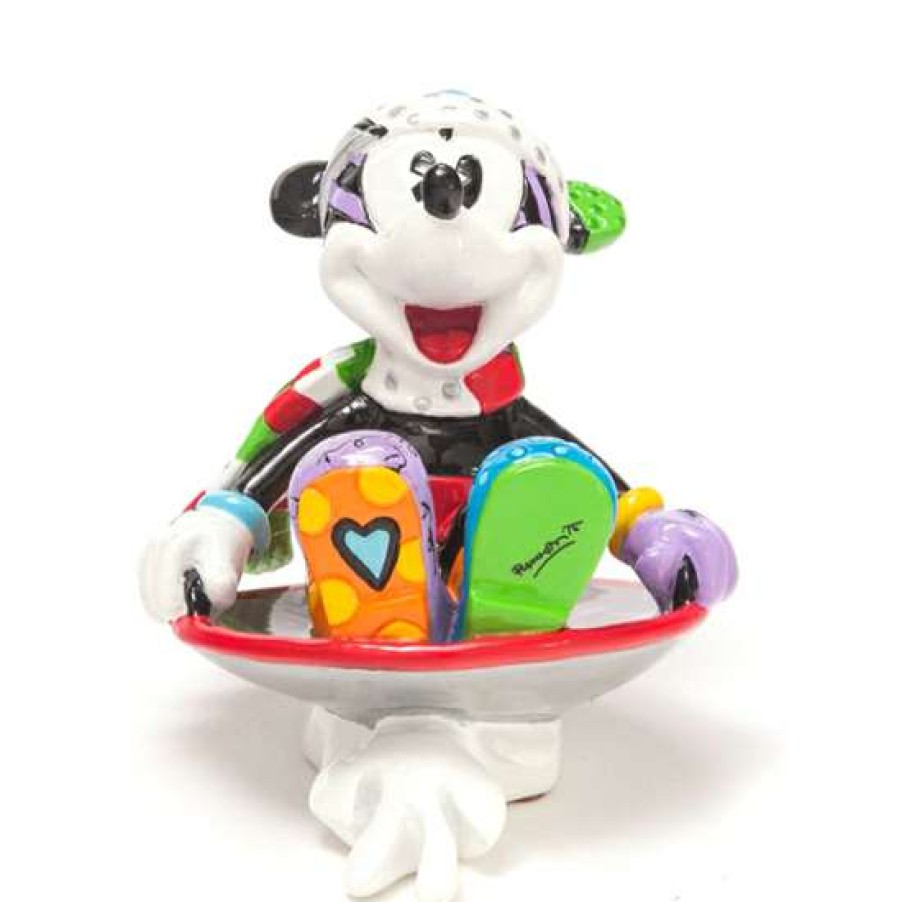 Figures & Figurines * | Disney By Britto Figure Mickey In Disk Sled Original