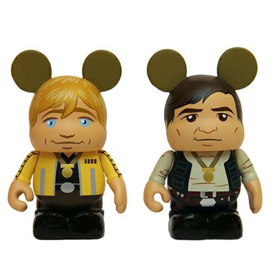 Figures & Figurines * | Disney Vinylmation 3" Set Star Wars Weekends 2015 Luke And Han Solo Promotions