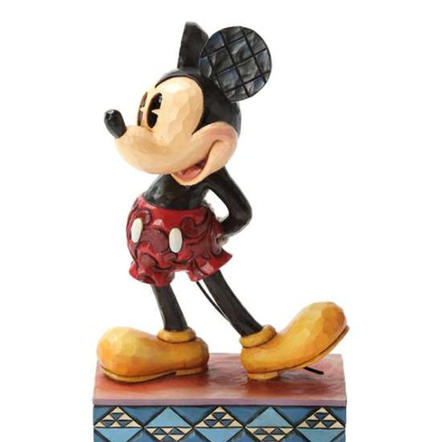 Figures & Figurines * | Disney Traditions By Jim Shore Figurine Classic Mickey Mouse 4032853 Reliable Quality