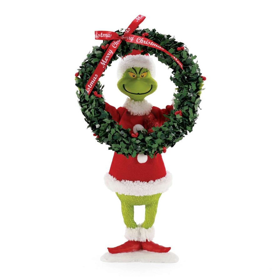 Figures & Figurines * | Grinch Possible Dreams Figurine Grinch Decorates Disney Original