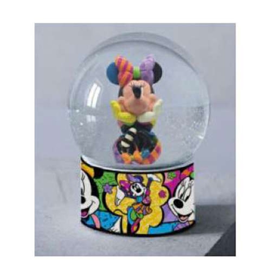 Figures & Figurines * | Disney By Britto Water Globe Minnie Mouse Cheap