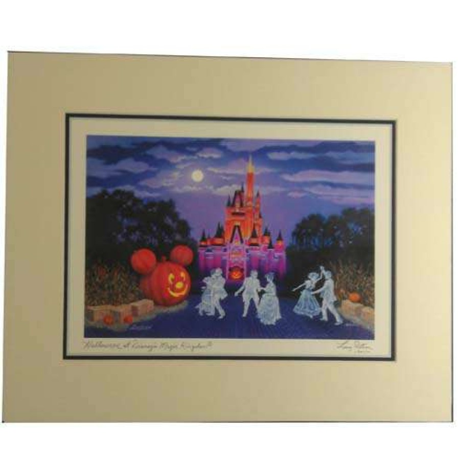 Prints And Signs * | Best Sale Disney Artist Print Larry Dotson Cinderella Castle Halloween