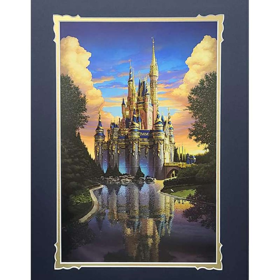 Prints And Signs * | Disney Artist Print Greg Mccullough Magical Reflections 50Th Anniversary Classical