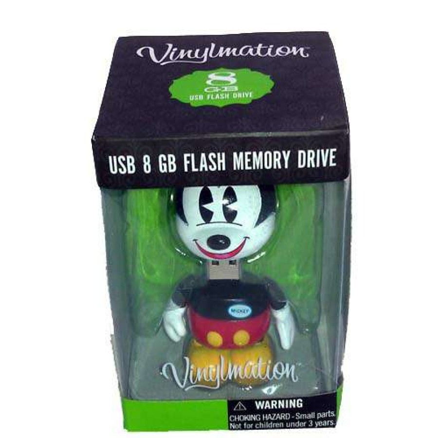 Figures & Figurines * | Online Store Disney Vinylmation Flash Memory Drive Cast Member Mickey Mouse