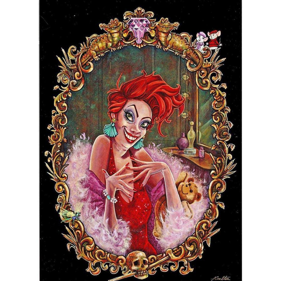 Prints And Signs * | Best Sale Disney Postcard John Coulter Misfortune Of Madame