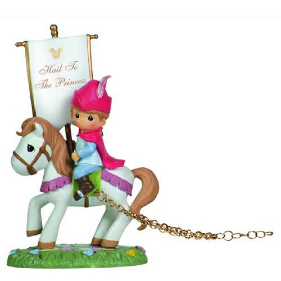 Figures & Figurines * | Disney Precious Moments Figurine Birthday Parade Leader Prince Phillip Discount