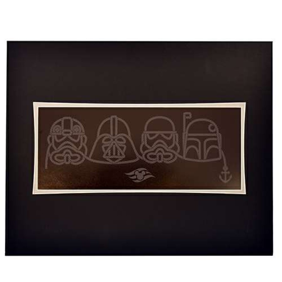 Prints And Signs * | New Arrivals Disney Cruiseline Print Star Wars Darkside 18 14