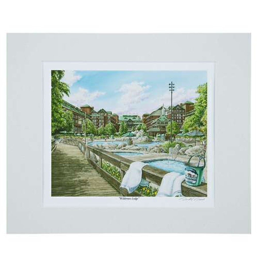 Prints And Signs * | Best-Selling Disney Artist Print David Doss Wilderness Lodge