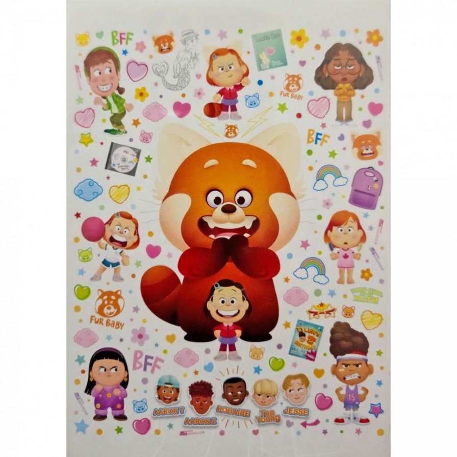 Prints And Signs * | Store Disney Print Jerrod Maruyama Red Panda Girl