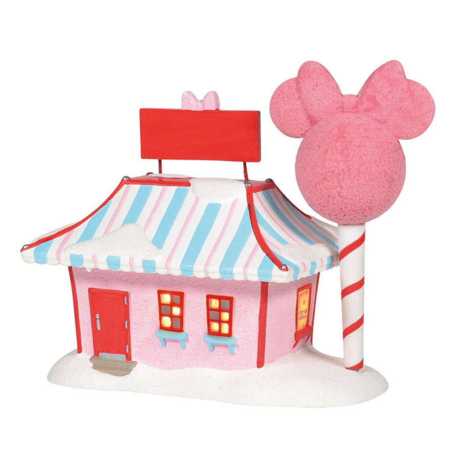 Figures & Figurines * | Disney Village Figure Minnie'S Cotton Candy Shop Classical