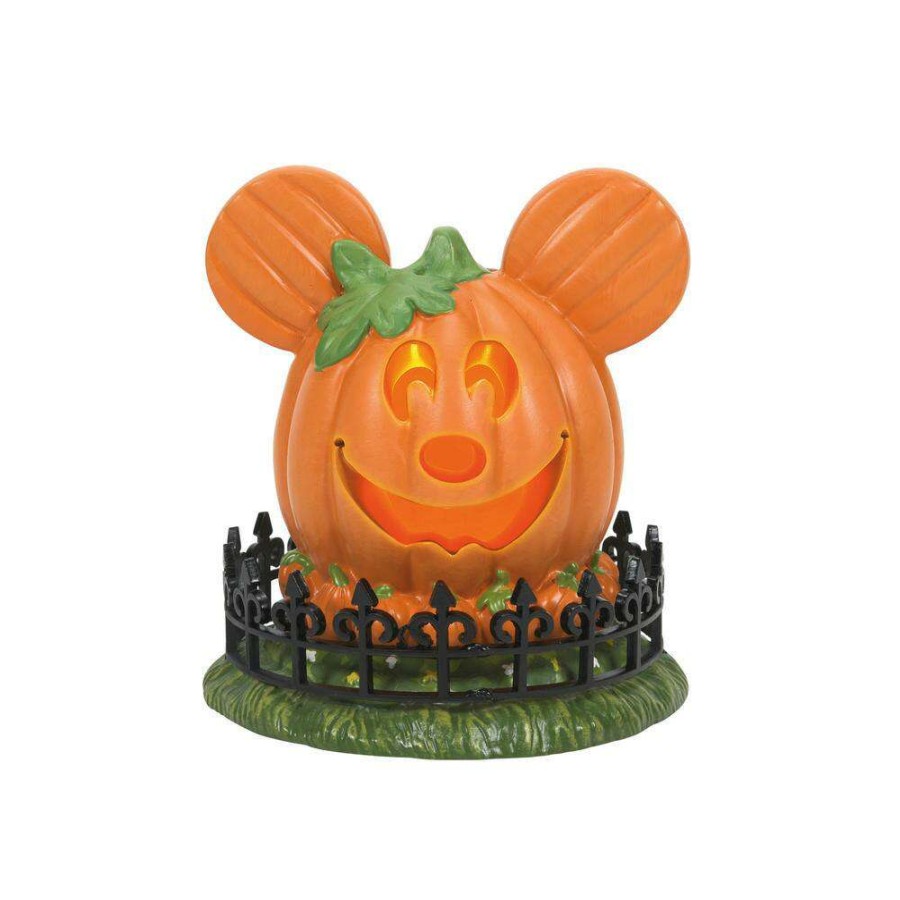 Figures & Figurines * | Disney Village Mickey'S Halloween Town Center Top Sell