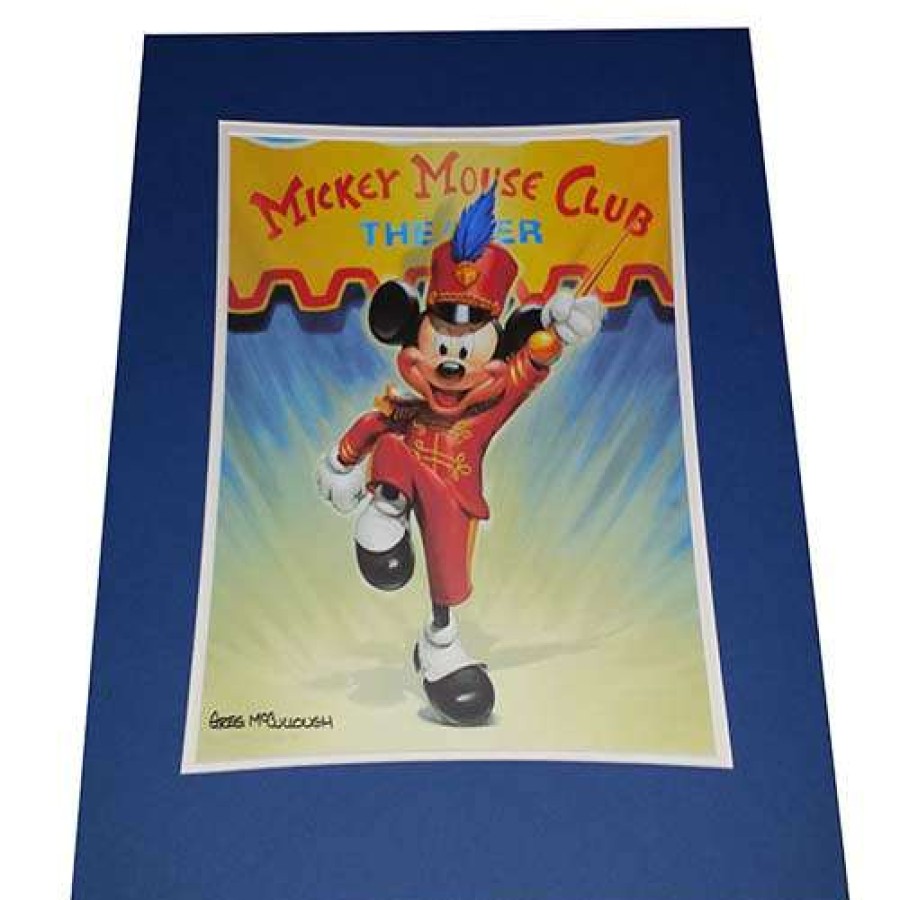 Prints And Signs * | Best-Selling Disney Artist Print Greg Mccullough Mickey Mouse Club Mickey Bandleader