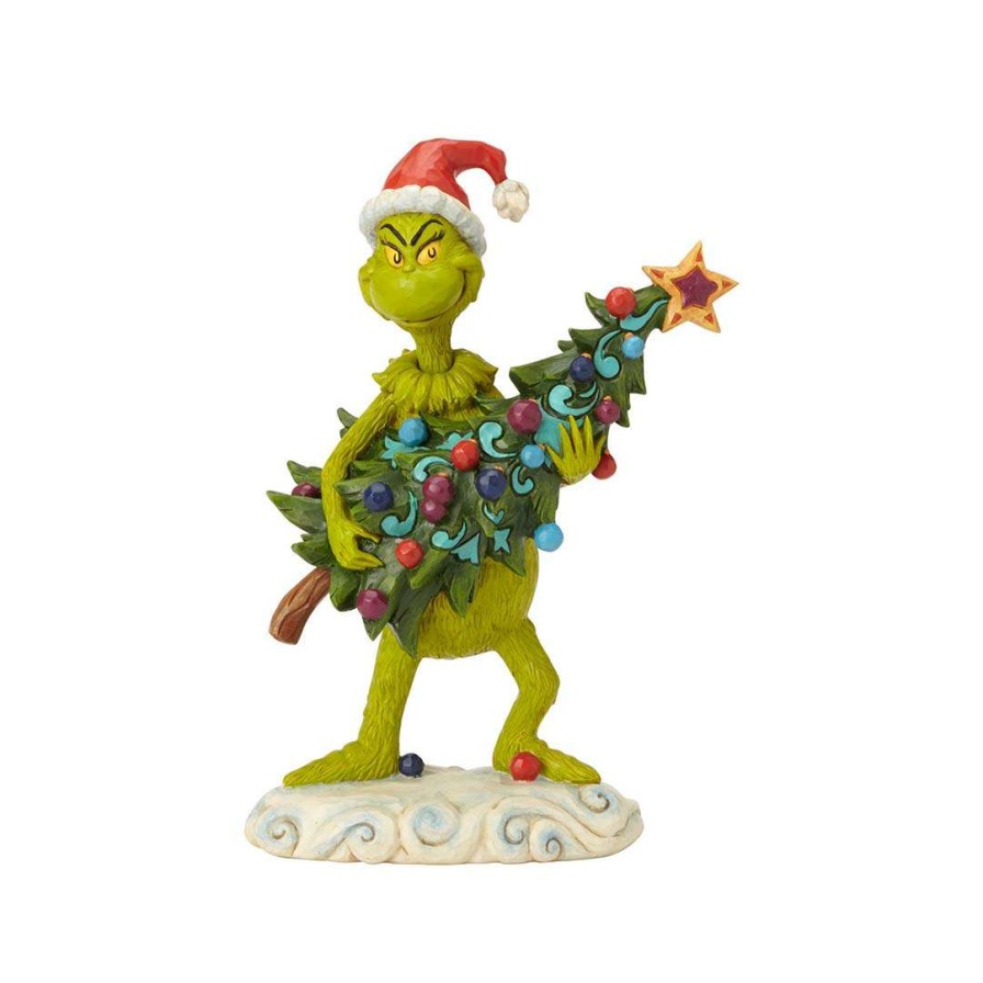 Figures & Figurines * | Universal Traditions By Jim Shore Grinch Stealing Tree Disney Discount Online