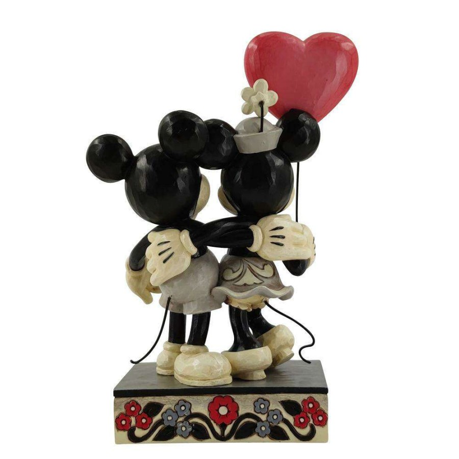 Figures & Figurines * | Disney Traditions Figure Mickey And Minnie Heart Limited Edition