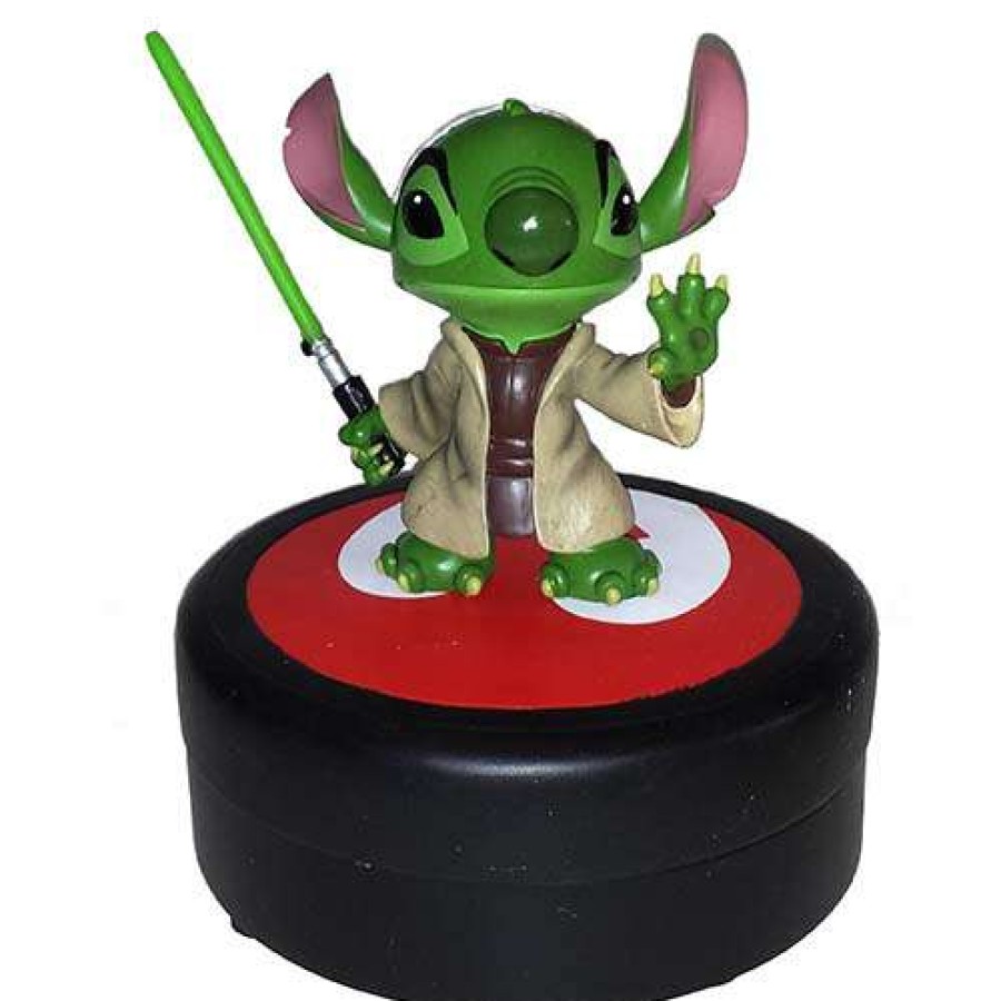 Figures & Figurines * | Disney Medium Figure Star Wars Jedi Master Yoda Stitch Discount Sale