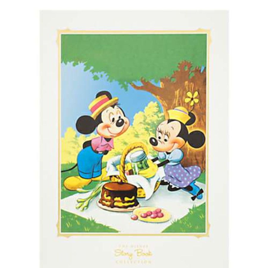 Prints And Signs * | Reliable Quality Disney Deluxe Print Mickey And Minnie Mouse Picnic