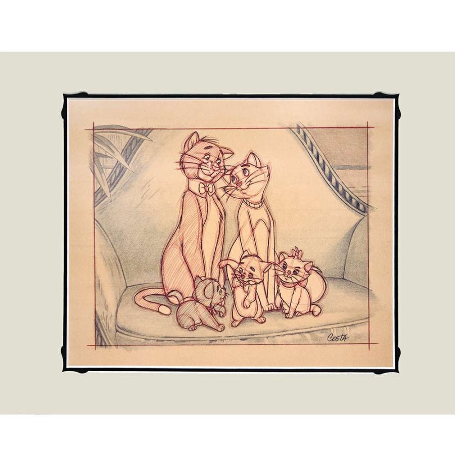 Prints And Signs * | Disney Artist Print Costa Alavezos The Aristocats 1970 #1 Special Style