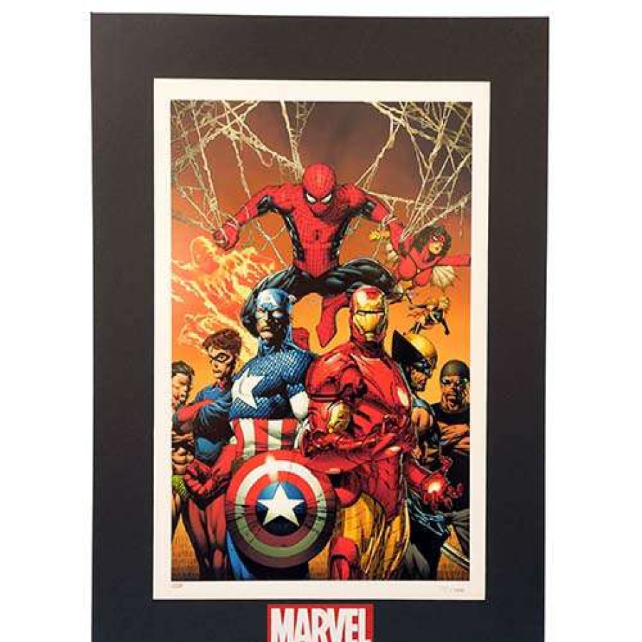 Prints And Signs * | Quick Delivery Disney Marvel Lithograph Print Enforcers Limited Edition 1000