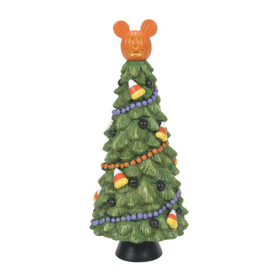 Figures & Figurines * | Disney Village Figurine Pumpkintown Manor Tree Top Sell